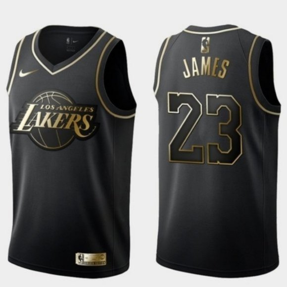 lebron james jersey black lakers